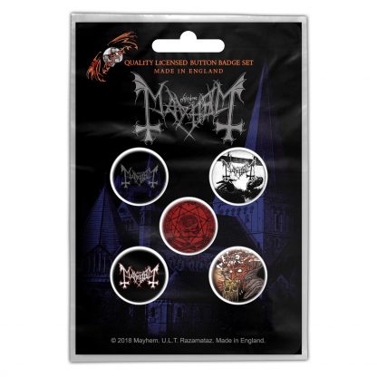 Mayhem - Button Badge Set